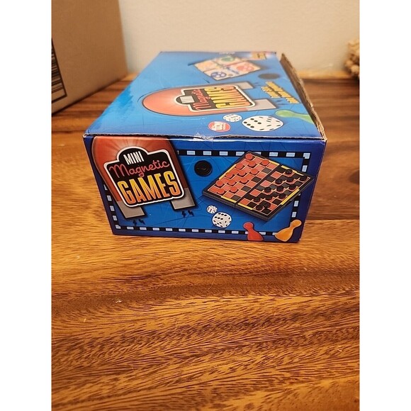 Lot 12-Mini Magnetic Travel Games-Ludo-Snake-Ladders-Chess-Checkers-Toy Network - Picture 5 of 5